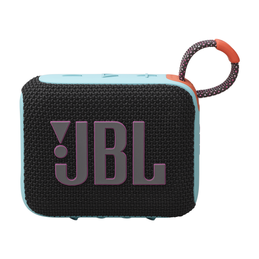 JBL Go 4 - Black and Orange - Ultra-Portable Bluetooth Speaker - Front image number null